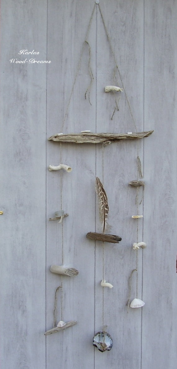 Wind Chime Mobile Bathroom Decor Maritime By Karlaswooddreams Wind Chime Mobile Bathroom Decor Maritime Wedding Beach Sea Pottery Natural Unique Irish Ireland Germany