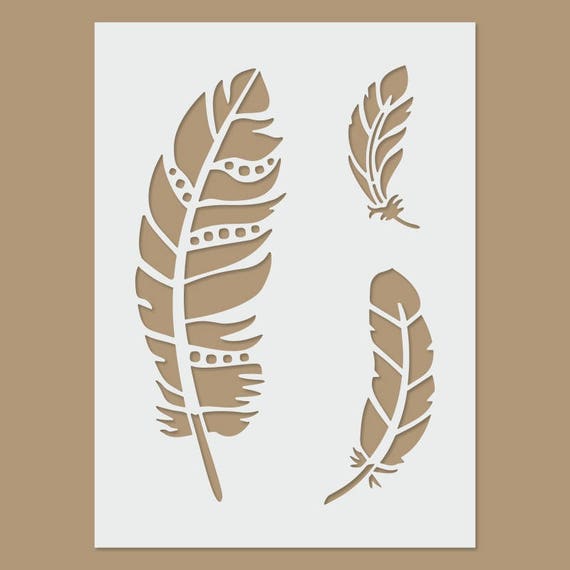 Feather Stencil Printable Printable Word Searches