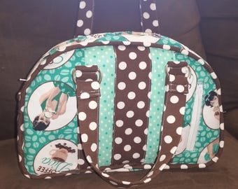 Custom mini bettie bowler bag