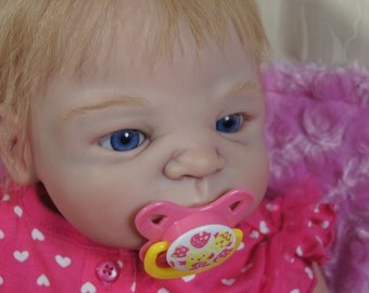 Reborn Baby Doll Full body Silicone Vinyl Victoria sculpt by Sheila Michael