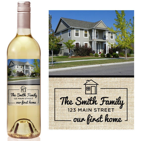 Housewarming Gift Personalized Wine Label Personalized