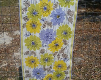 Vintage Mad Men Spring Flower Scarf by Vera