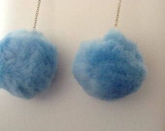 fur earrings mink pom pom Fur earrings Etsy fur earrings mink pom pom Fur earrings Etsy