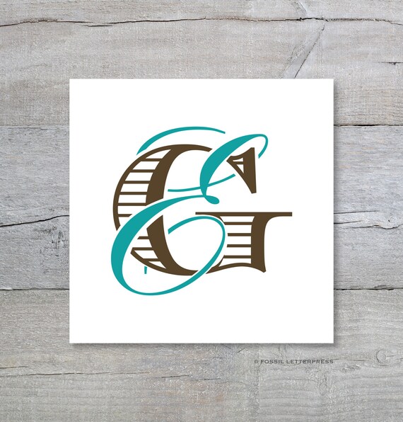 Custom Wedding Monogram Wedding Logo Wedding Initials