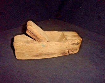 Items similar to Antique Wooden Coffin Block Plane Auburn ...