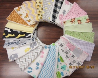 Single Burp Cloth, Set of 3 Burp Cloths, Terry Burp Cloths, Flannel Burp Cloths, Monogrammed Burp Cloths
