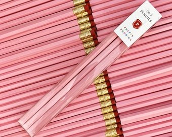 Perfect Pink Pencils, set of 9, Back to School Supplies, Gifts for him, Gifts for her, Preppy School Supplies