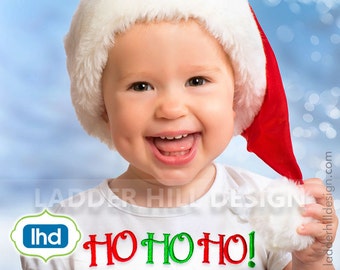Ho Ho Ho Embroidery Design -- HO HO HO Christmas Embroidery Design -- Ho Ho Ho Embroidery Chr002