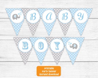 Printable Elephant Baby Shower Guest Book Sign Baby Shower