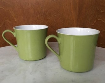 Avocado Green Coffee Cups