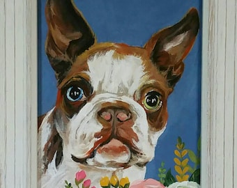Custom Pet Portrait - dog - cat - guinea pig - hampster - rabbit