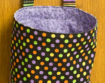 Thread Catcher, Scrap Caddy, Scrap Bag With Pin Cushion