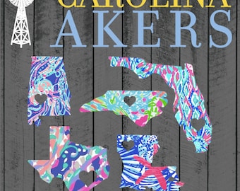 Home State Decal - State Heart Decal - State Decal - State Pride Decal - Vinyl Decal - Car Decal - Window Decal - Yeti Decal - Yeti Sticker