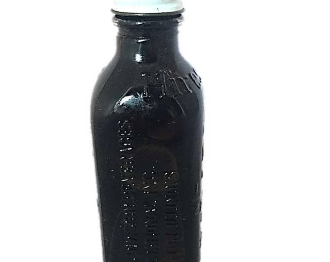 Vintage 1970s It's High Time For Hires Root Beer Extract Bottle With Directions Embossed Home Recipe