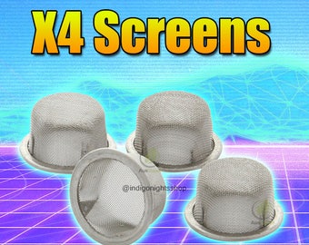 Gemstone Crystal Pipe Raplacement Screens X4
