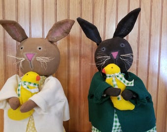 Prim Bunny with Chick