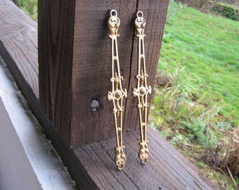 French Bronze Hanging Link, Vintage Hanging Link, French Vintage Bronze