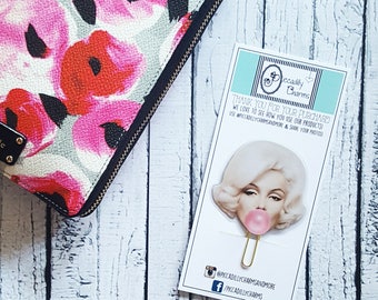 CUSTOM Celebrity Planner Clips with Bows (Please Read Item Description), Planner Accessories, Piccadilly Charms