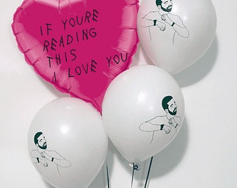 Drake Balloons Valentines, Anniversary