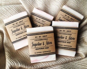Soap Wedding Favors, Bridal Shower Favors, Baby Shower Favors, Natural Soap, wedding favors, rustic wedding favor, mini soaps, personalized