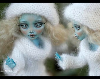 Reserved for Lisa | Monster High Repaint Art Doll OOAK – Lagoona Blue | Snowflake | Payment 2 of 3