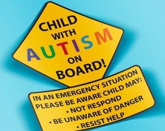 Child With Autism Car Truck Decal Sticker