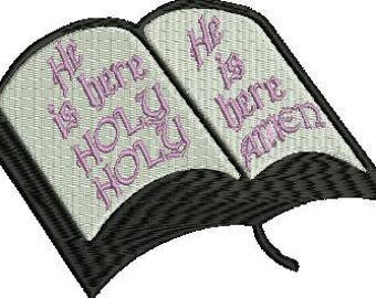 bible machine embroidery design