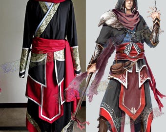 Assassin's Creed Cosplay, Ezio Auditore Costume Outfit Set