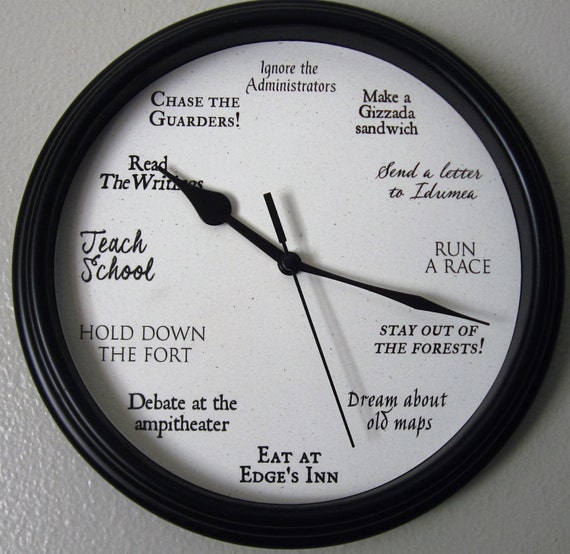 The Forest at the Edge official clock! Idumea clock, Administrator clock, Forest Edge clock