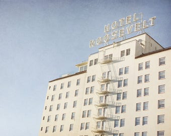 Los Angeles Photography - Retro Hollywood Wall Art - Urban Photography - Los Angeles Landmark Wall Art - Los Angeles Art