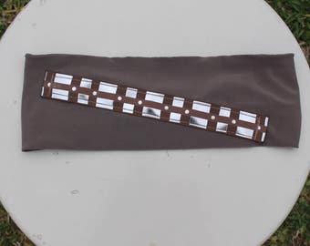 Chewbacca running headband 3 inches wide