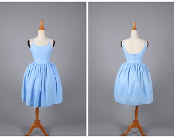 Penelope Dress in Solid Cinderella Blue