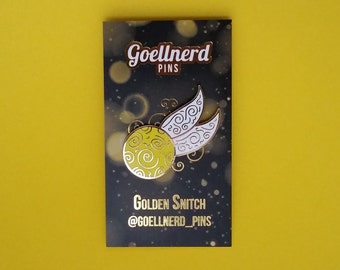 Golden Snitch Hard Enamel Pin Harry Potter Pin Quidditch Pin Valentines Gift