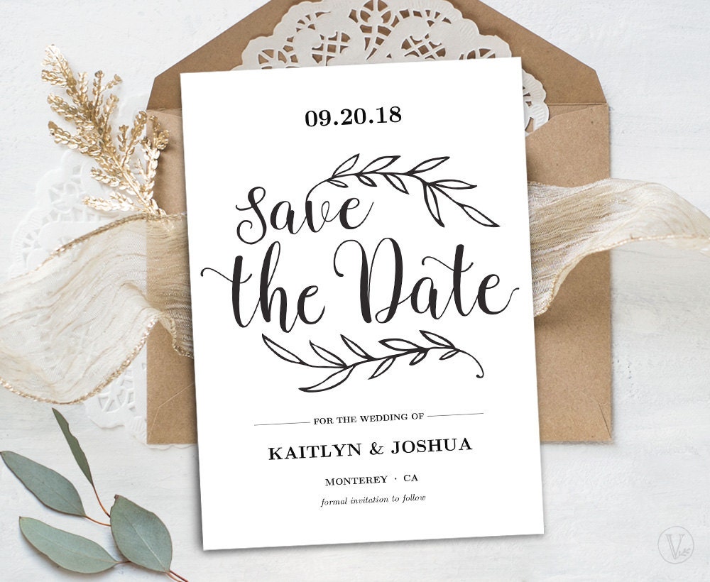 save the date postcard templates