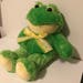 weighted frog plush