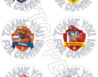 paw patrol tags etsy