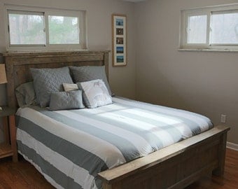 Rustic Bed Frame, Bed, Pine Bed, Modern Bed, Bed Frame, King Bed, Queen Bed, Double Bed, Twin Bed Frame