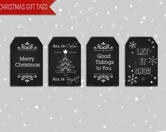 Chalkboard gift tags | Etsy