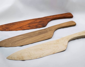 Wooden Cake Knife - Handmade Wooden Knife - Wooden Wedding Cake Knife