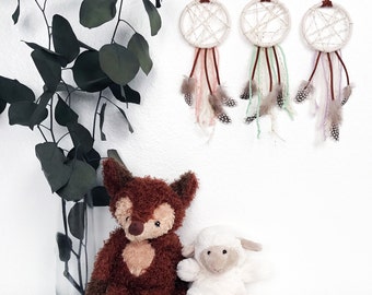 Nursery Dreamcatcher Set -1st Birthday Favor -Boho Baby Girl Room Decor -Girl Baby Shower -First Birthday Party Favors -Pastel Dream Catcher