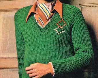 Ladies' 1960s Retro Cowl-neck Pullover PDF KNITTING