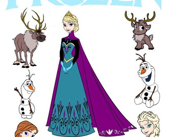Frozen svg, Elsa svg, Anna svg, Disney svg, Disney princess svg, Princess svg, Olaf svg, Elsa Princess svg, svg files for cricut, cameo svg
