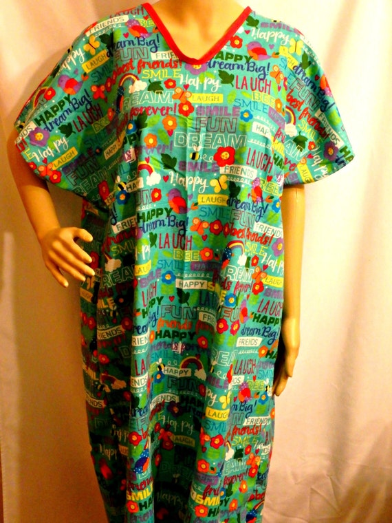 flannel nursing gown