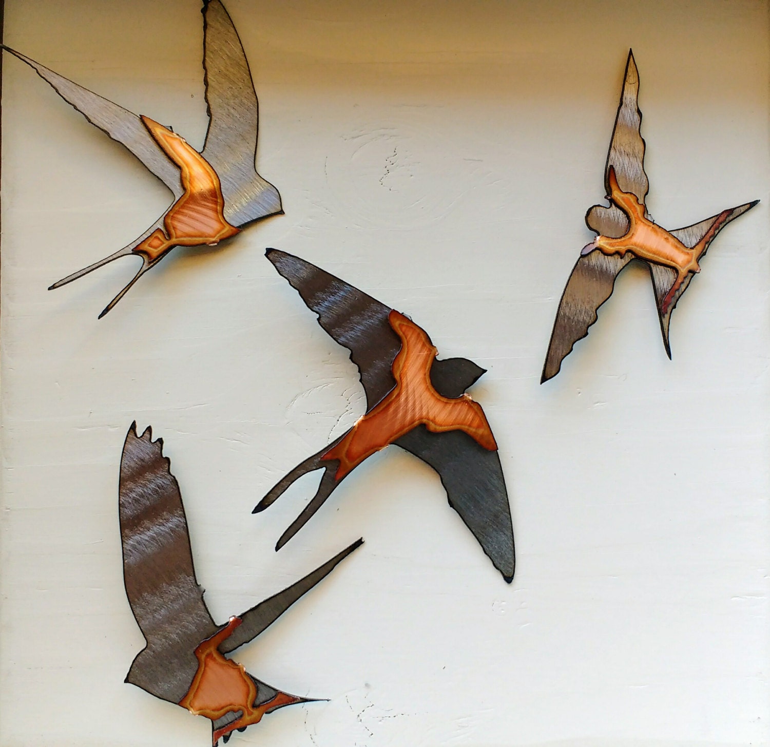 Swallow Wall Art Set