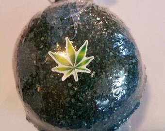 420 - Weed Scented Bath Bomb - Marijuana Fragrance - Weed Scent - Green Bath Water - Pot Scented Bath Bomb - Cannabis Scent Bath Bomb -