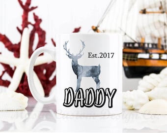 Daddy Mug, Pregnancy Reveal to Husband, Pregnancy Reveal, Announcement, Baby Announcement, Husband Gift, Daddy to be, New Dad, New Dad Gift