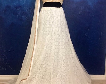 SHUDDHA - High Waist White Lehenga | White Bridal Lehenga