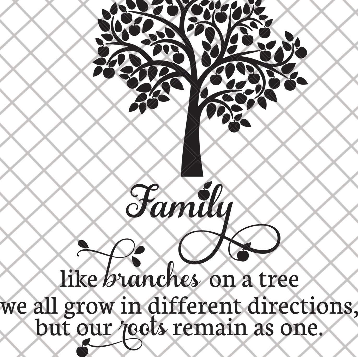 Family Tree SVG File