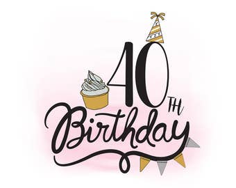 Download 40th birthday quotes | Etsy