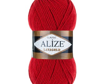 ALIZE LANAGOLD Alize wool yarn spring yarn winter yarn hand knit yarn acrylic yarn soft yarn blend yarn color choice blend wool yarn